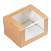 Контейнер под десерт с окном Solo show box 130х110х80 (14уп*350шт)