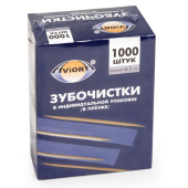 Зубочистки в полиэтеленовой упаковке (1уп*1000шт)