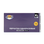 Перчатки эластомер XL Черные (1уп*100шт)
