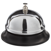 Звонок настольный для ресепшн хромированный