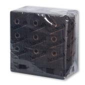 Салфетки 24*24см 1сл. Астория черные 400л (1уп*4пач)