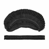 Шапочка Шарлотта черная (1уп*100шт)