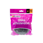 Губка металлическая 40гр плетенка