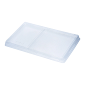 1ЕА Крышка плоская 800мл 2-х секц (1кор*300шт)