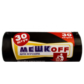 Пакет мусорный 30л 30шт Мешкоff ПНД 8мкм (1уп*60рул)