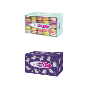 Салфетки в коробке Рlushe 2-слойные V-сложение 180л (1кор*25уп)