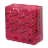 Салфетки 24*24см 1сл. Астория бордовые 400л (1уп*4пач)