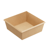 1ЕА Контейнер бумажный 1250мл крафт (1кор*300шт)