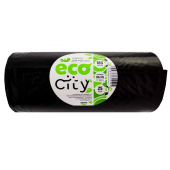 Пакет мусорный 160л 10шт ЭкоСити ПВД 40мкм (1уп*15рул)