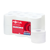 T9 Туалетная бумага Focus Premium с центральной вытяжкой 120м 2сл. белая (1уп*12рул)