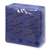 Салфетки 24*24см 1сл. Астория синие 400л (1уп*4пач)