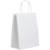 Пакет крафт с крученой ручкой 320х180х340 белый (1кор*200шт)