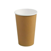 Стакан бумажный 400мл 90мм Крафт (20уп*50шт)