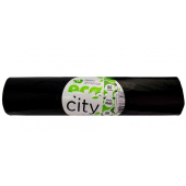 Пакет мусорный 60л 20шт ЭкоСити ПВД 30мкм (1уп*35рул)