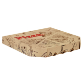 Коробка под пиццу 31х31см крафт с печатью